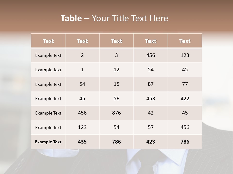 Call Portrait Lifestyle PowerPoint Template