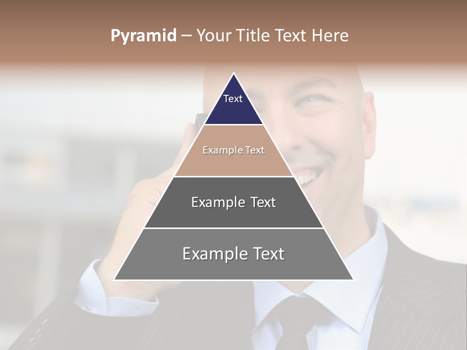 Call Portrait Lifestyle PowerPoint Template