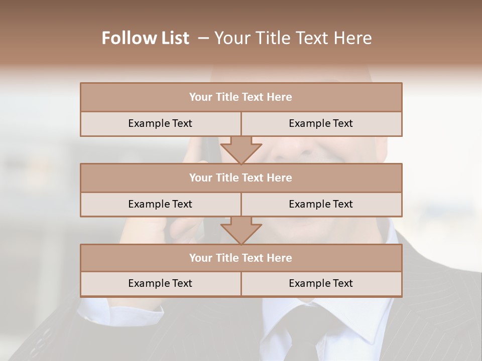 Call Portrait Lifestyle PowerPoint Template