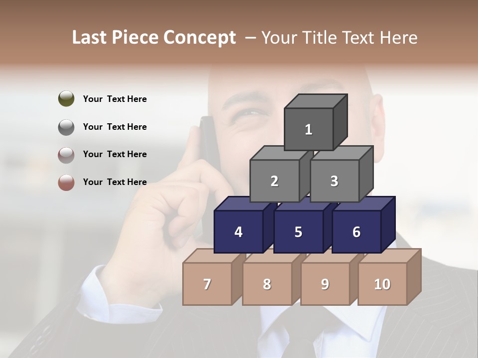 Call Portrait Lifestyle PowerPoint Template