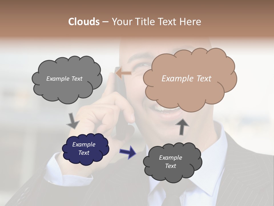 Call Portrait Lifestyle PowerPoint Template