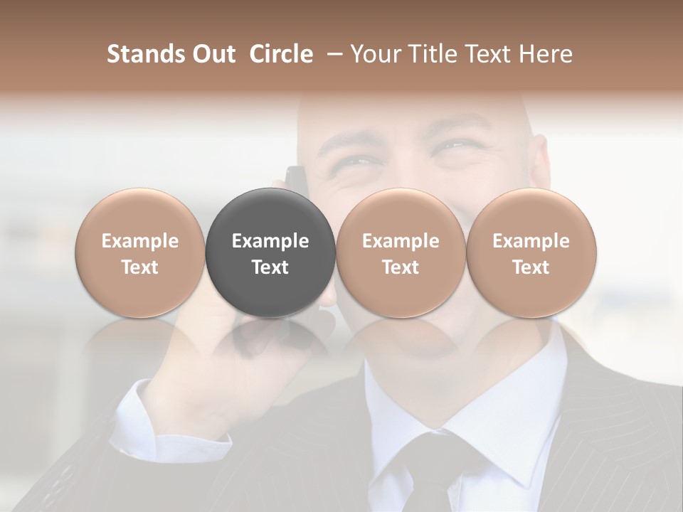 Call Portrait Lifestyle PowerPoint Template