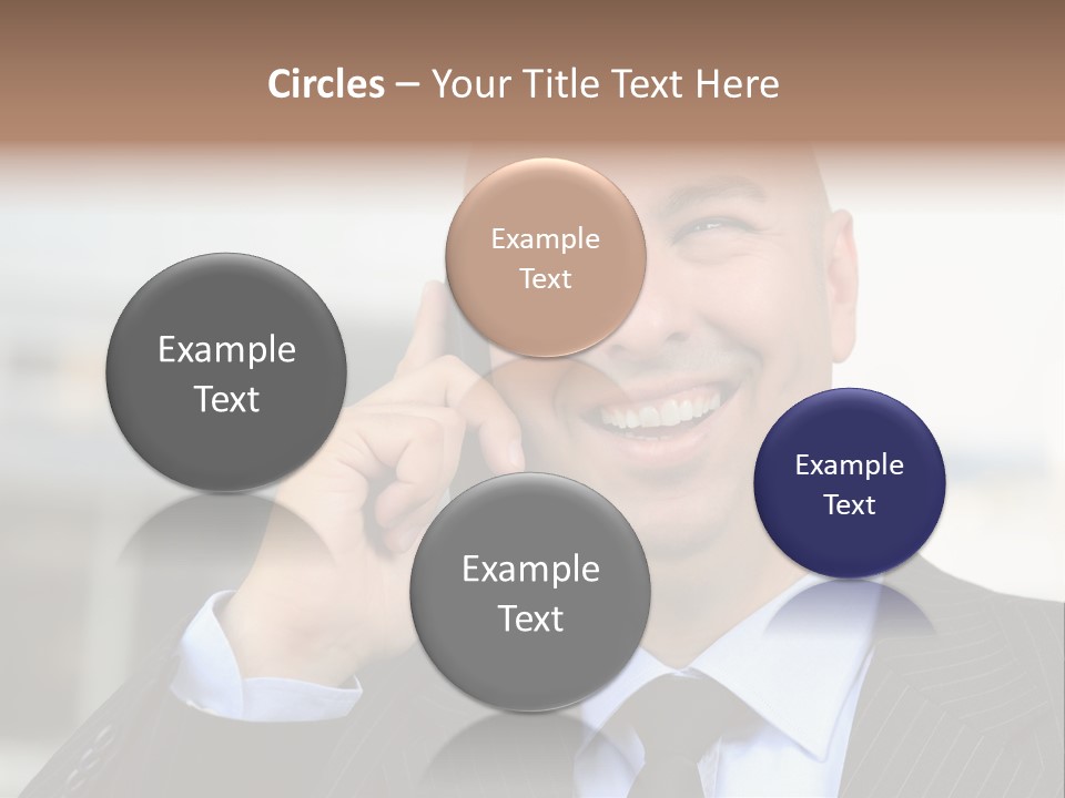 Call Portrait Lifestyle PowerPoint Template