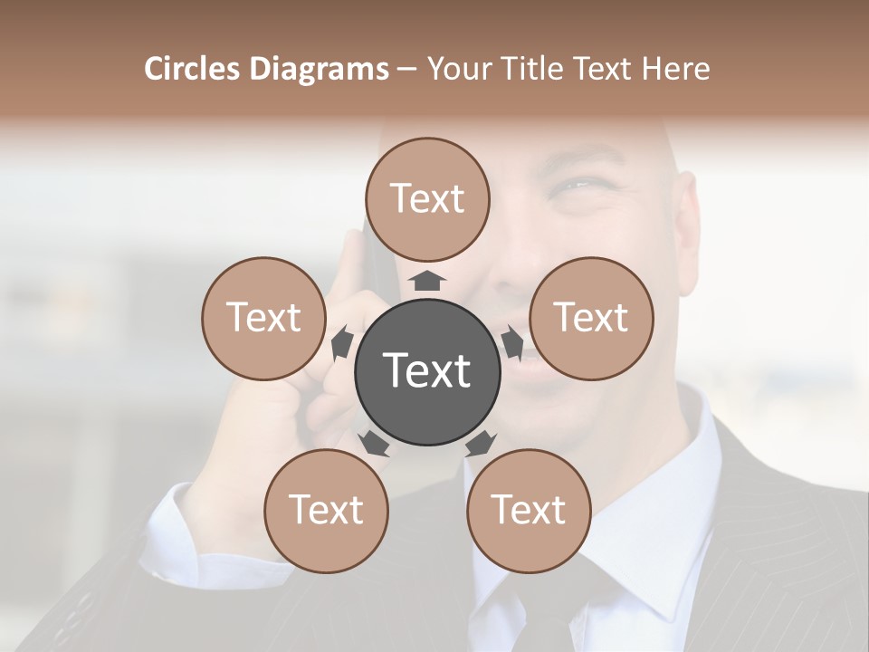 Call Portrait Lifestyle PowerPoint Template