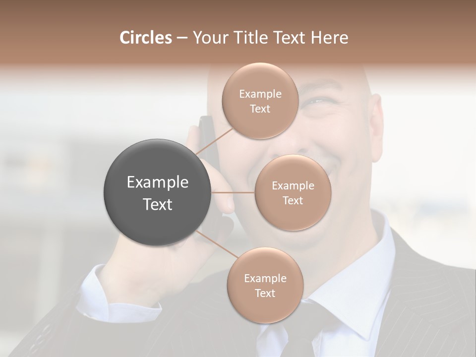 Call Portrait Lifestyle PowerPoint Template