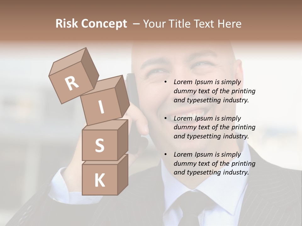 Call Portrait Lifestyle PowerPoint Template