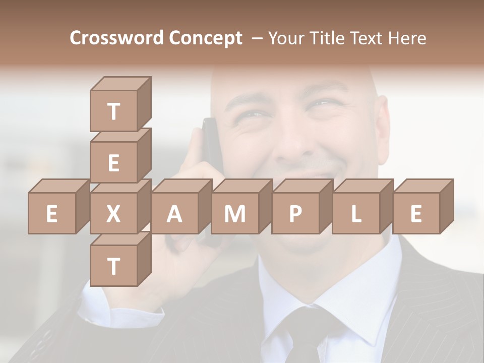 Call Portrait Lifestyle PowerPoint Template