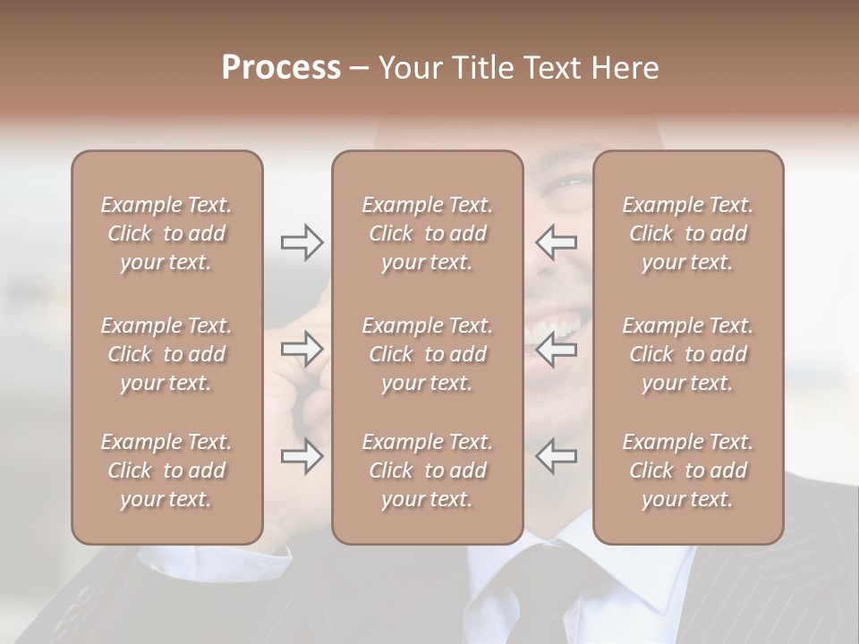 Call Portrait Lifestyle PowerPoint Template