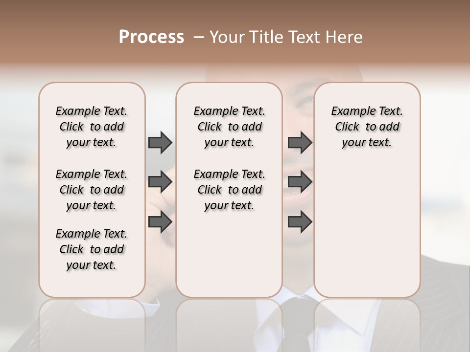 Call Portrait Lifestyle PowerPoint Template