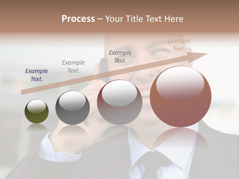 Call Portrait Lifestyle PowerPoint Template