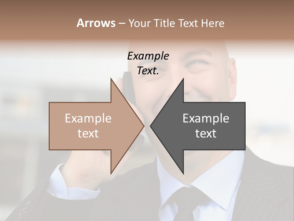 Call Portrait Lifestyle PowerPoint Template