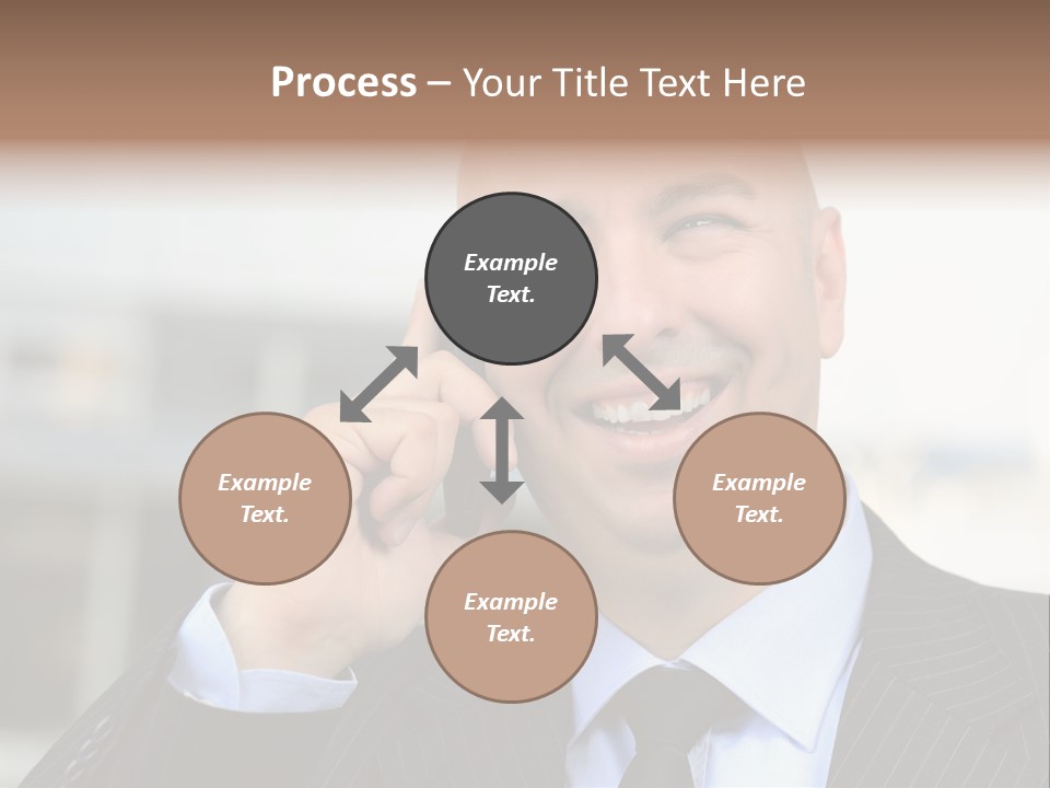 Call Portrait Lifestyle PowerPoint Template