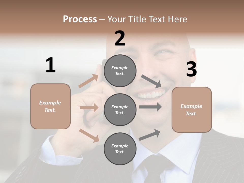 Call Portrait Lifestyle PowerPoint Template