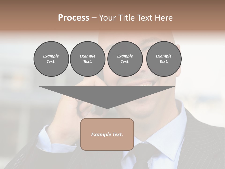 Call Portrait Lifestyle PowerPoint Template