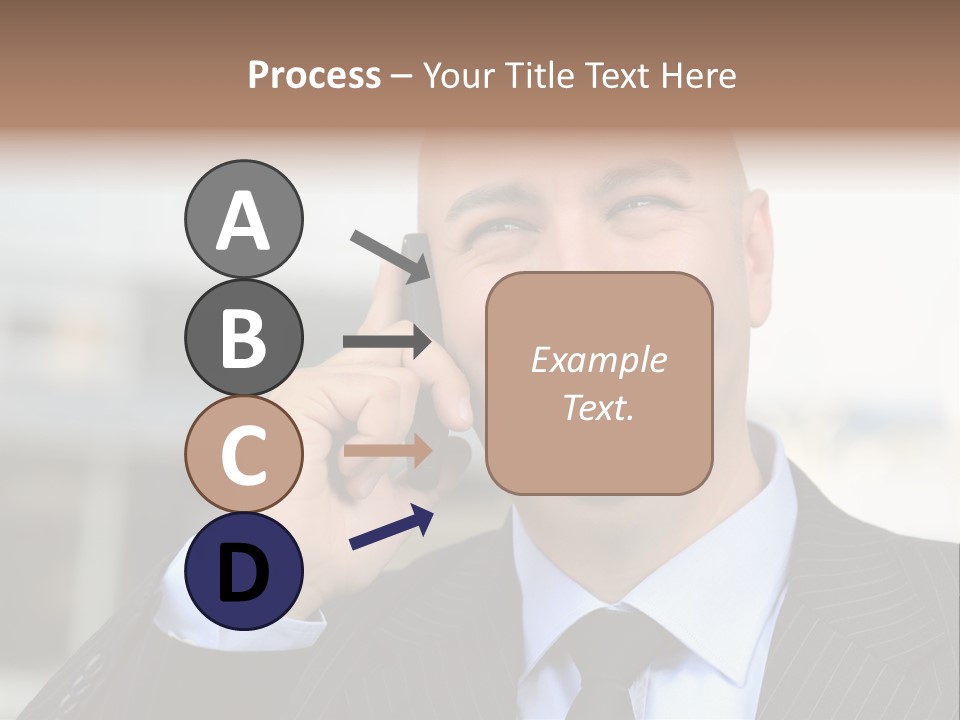 Call Portrait Lifestyle PowerPoint Template
