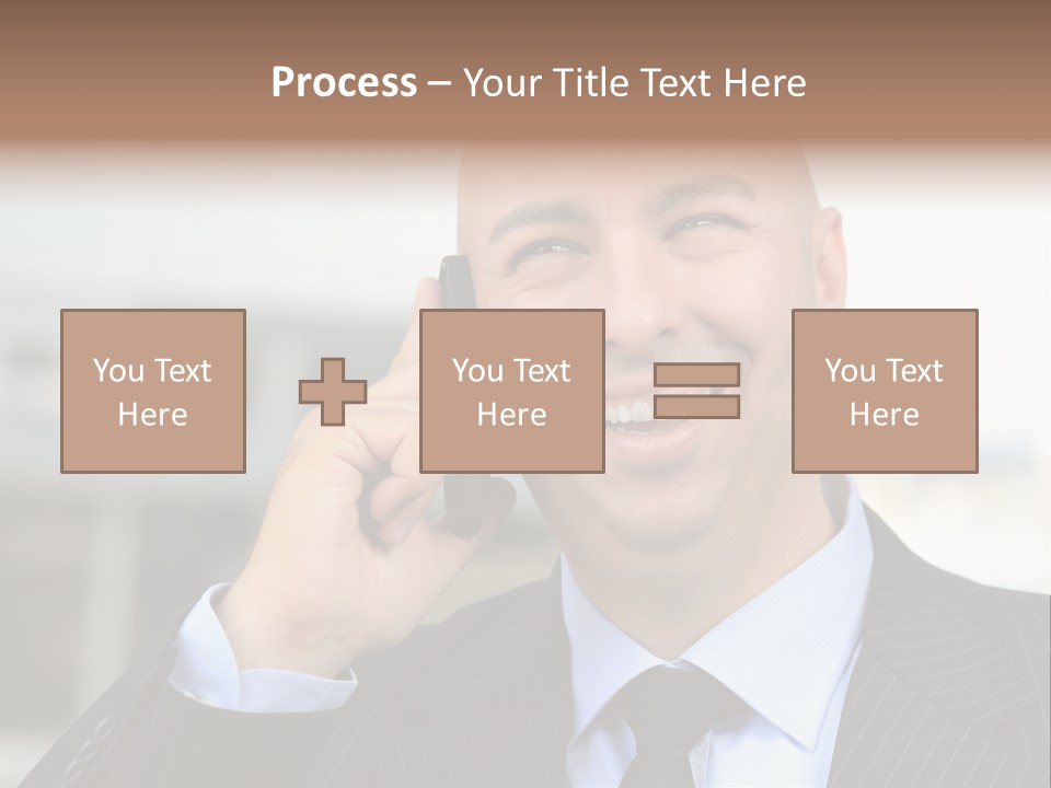 Call Portrait Lifestyle PowerPoint Template