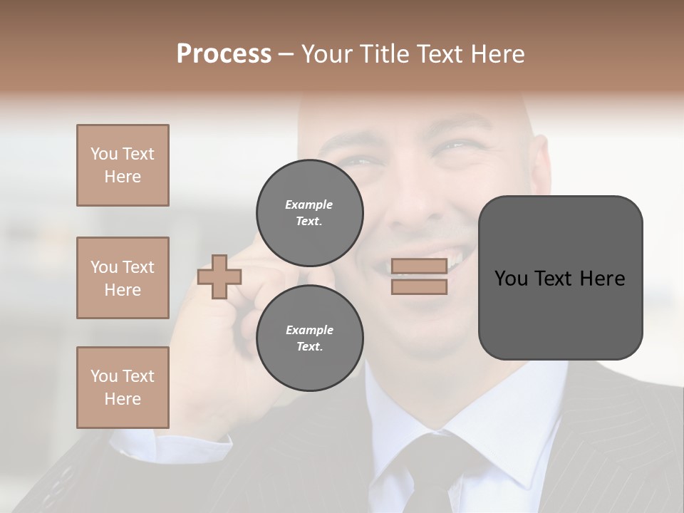 Call Portrait Lifestyle PowerPoint Template