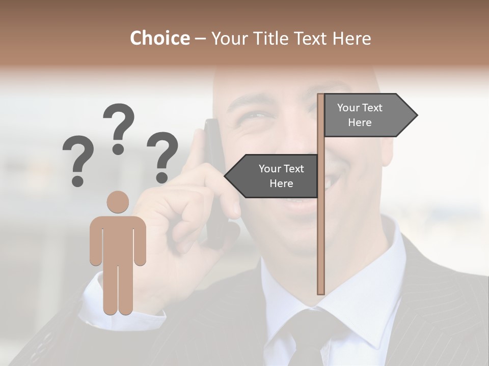 Call Portrait Lifestyle PowerPoint Template