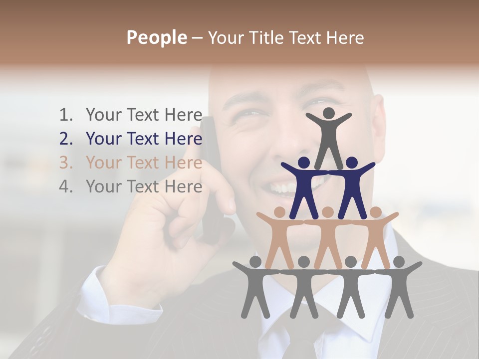 Call Portrait Lifestyle PowerPoint Template
