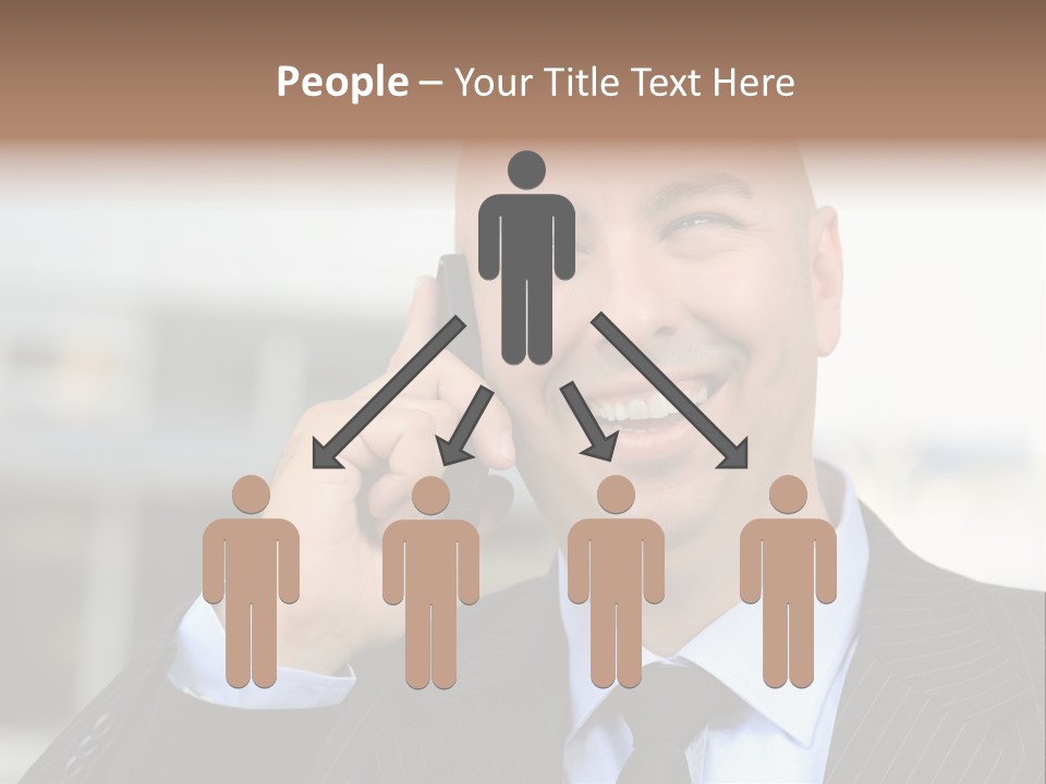 Call Portrait Lifestyle PowerPoint Template