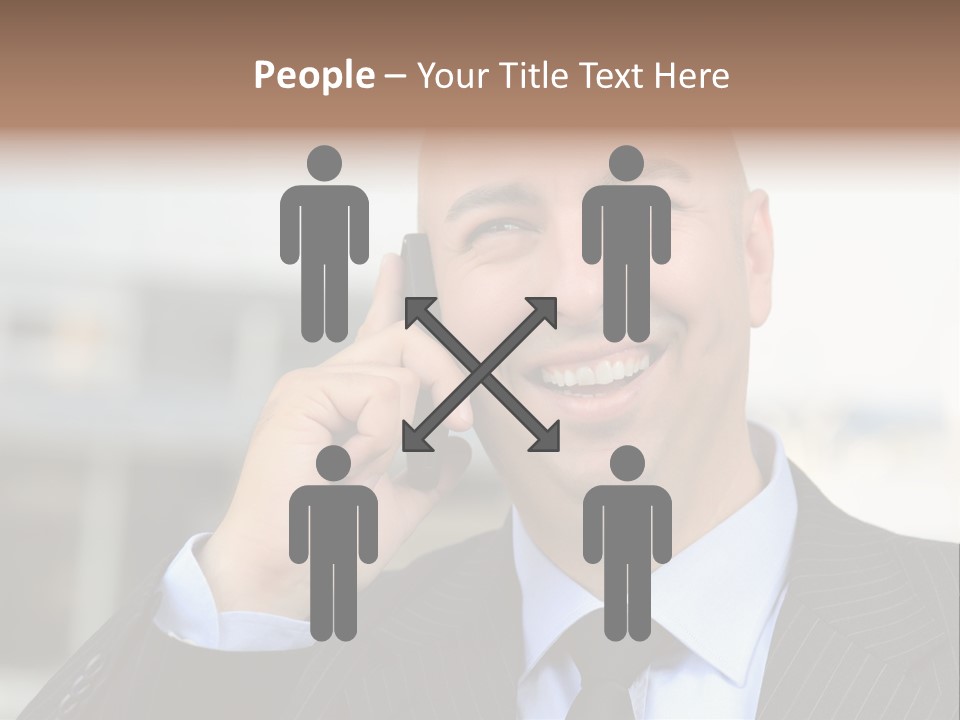 Call Portrait Lifestyle PowerPoint Template