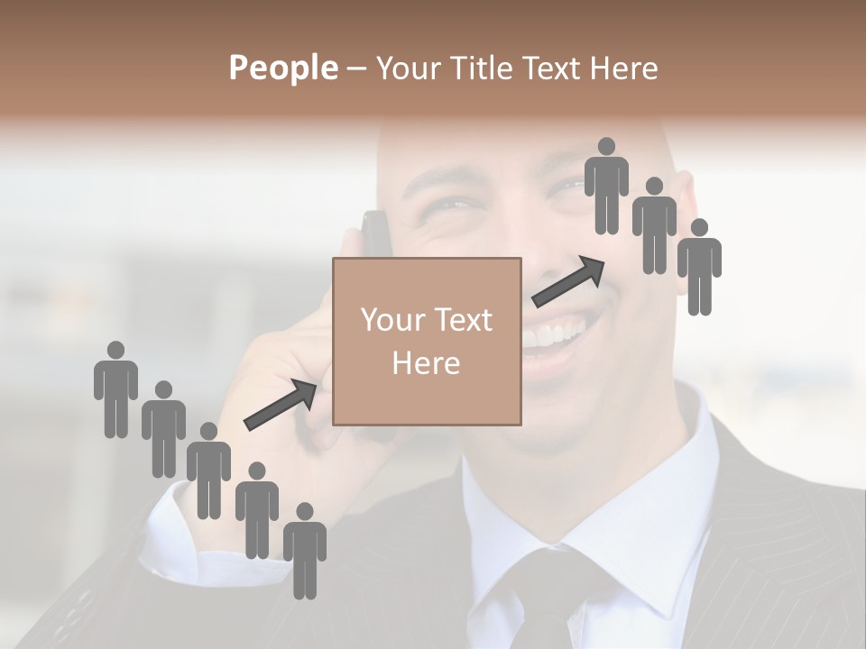 Call Portrait Lifestyle PowerPoint Template