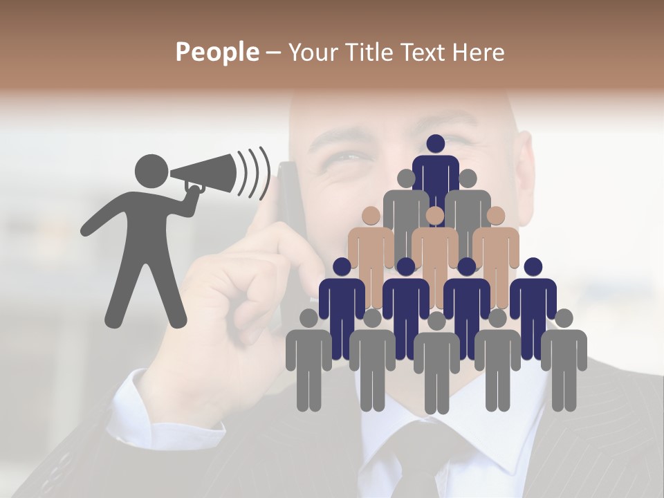 Call Portrait Lifestyle PowerPoint Template