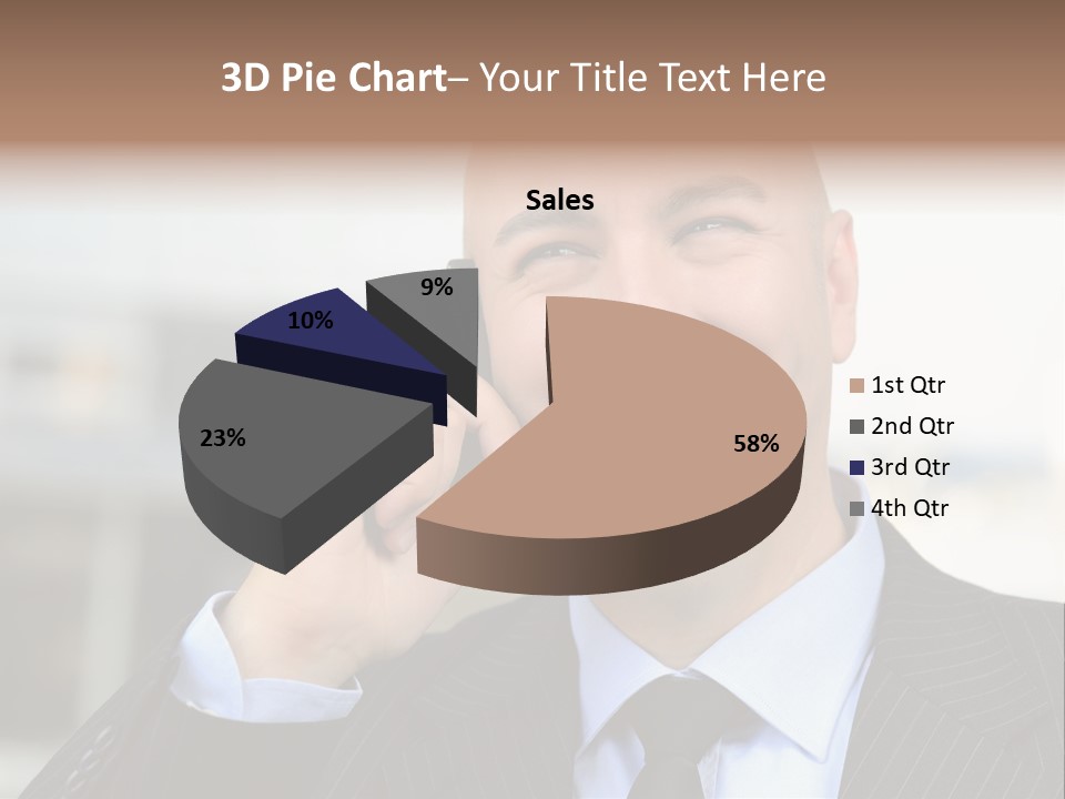 Call Portrait Lifestyle PowerPoint Template