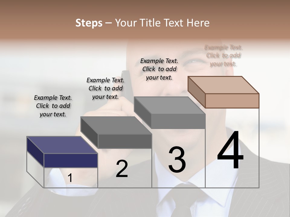 Call Portrait Lifestyle PowerPoint Template
