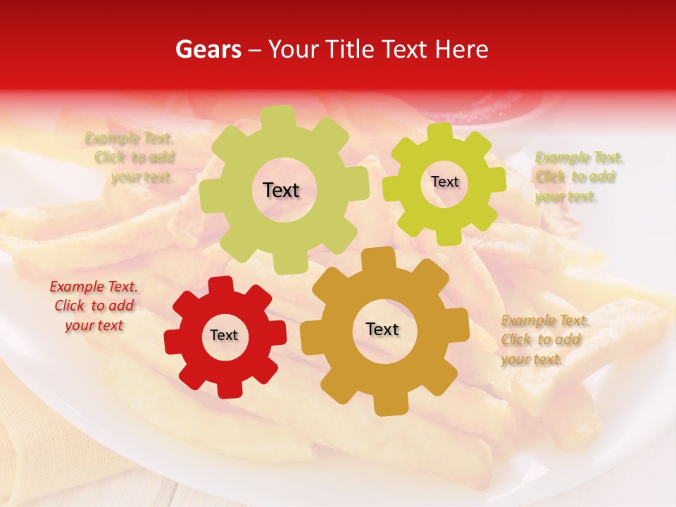 White Diner High PowerPoint Template