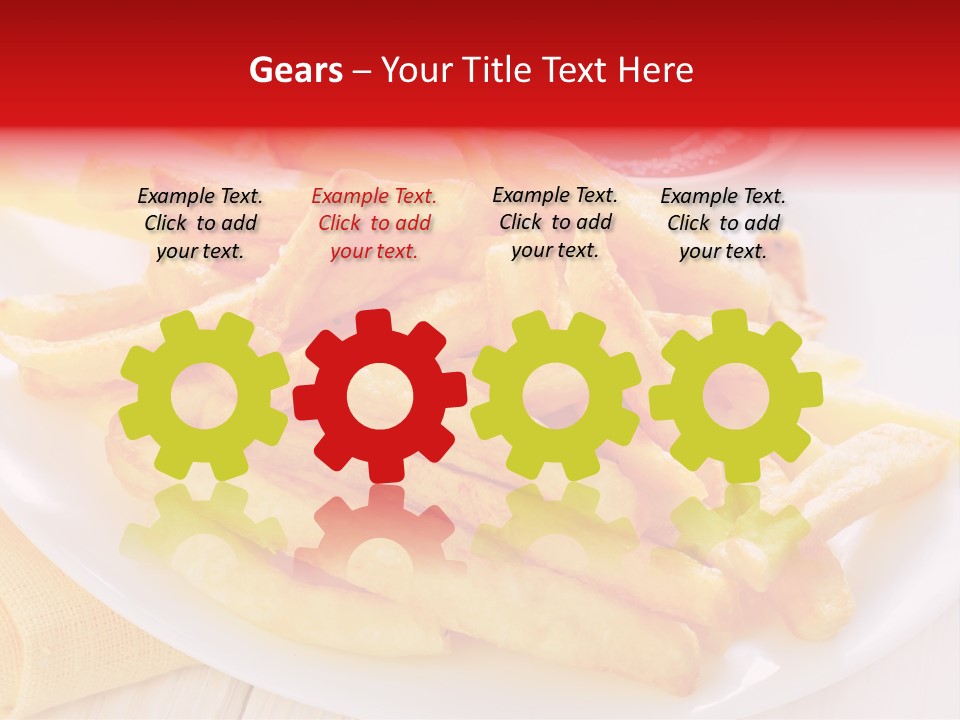 White Diner High PowerPoint Template