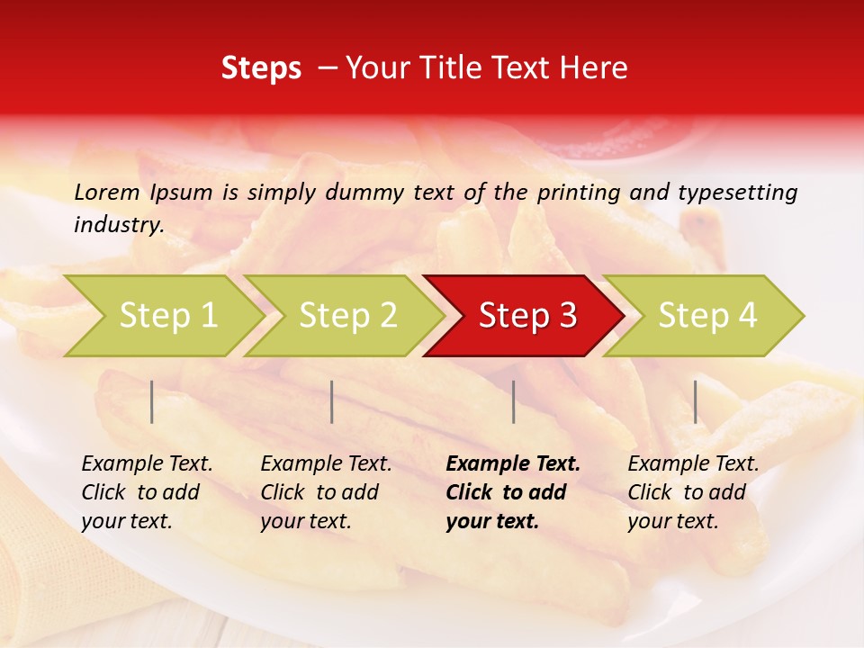 White Diner High PowerPoint Template