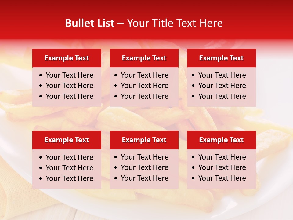 White Diner High PowerPoint Template