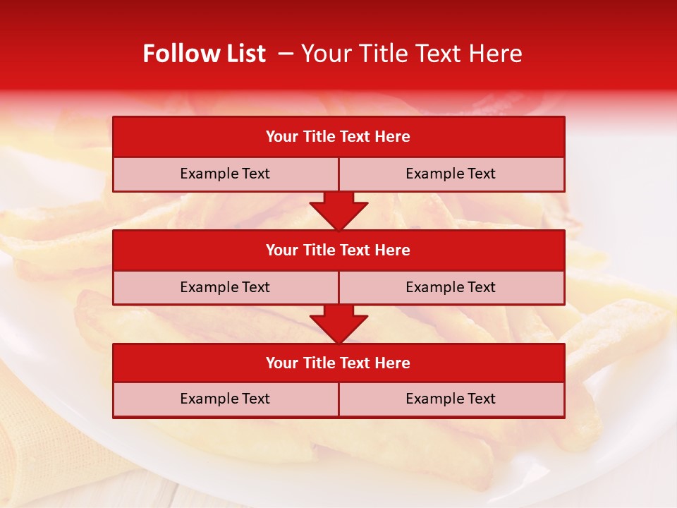 White Diner High PowerPoint Template