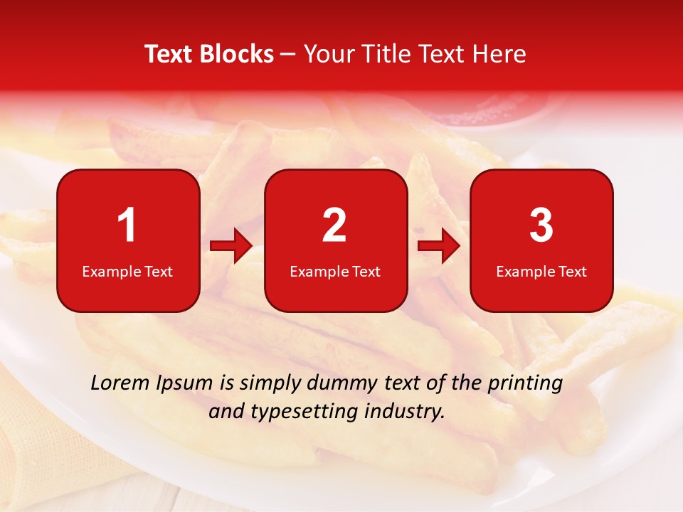 White Diner High PowerPoint Template