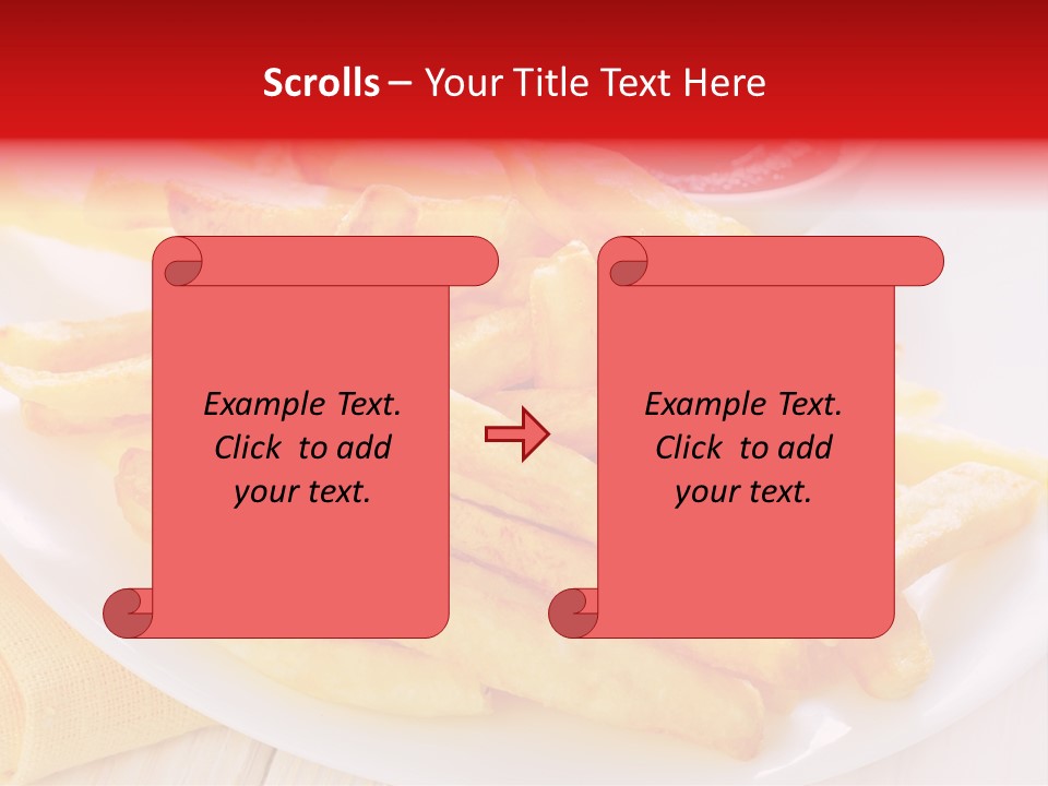 White Diner High PowerPoint Template