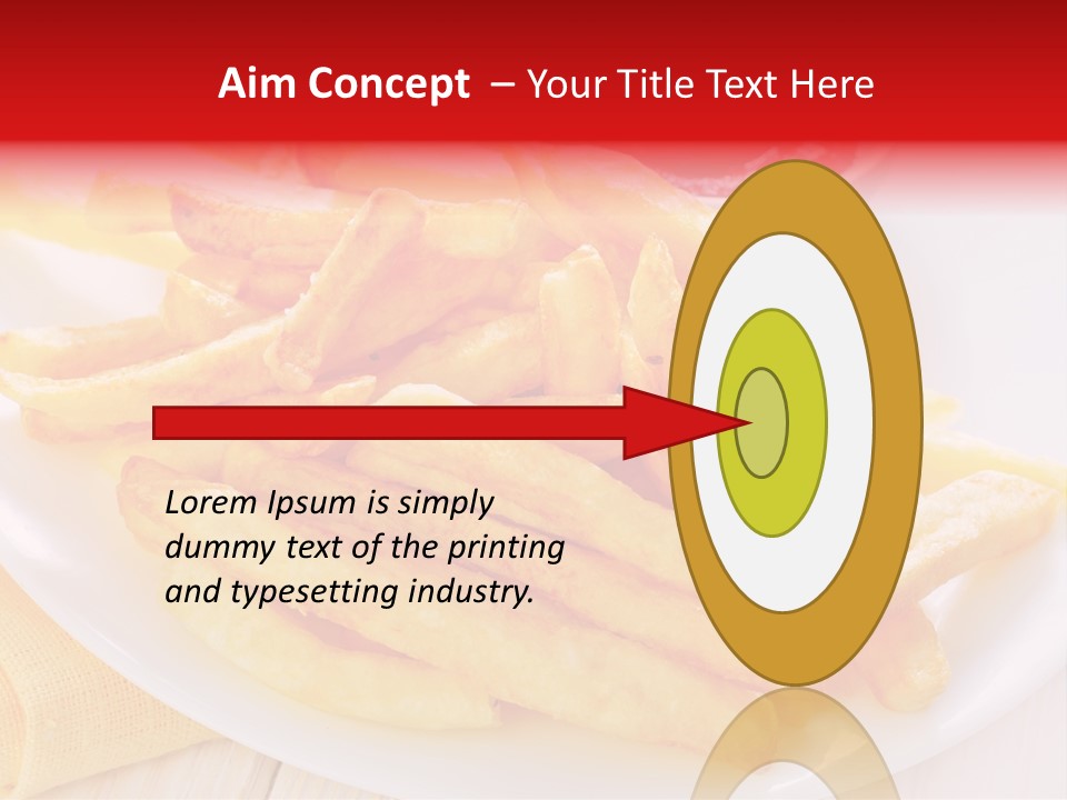 White Diner High PowerPoint Template