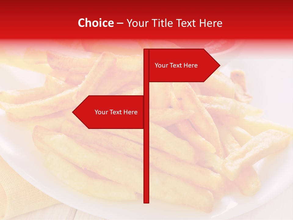 White Diner High PowerPoint Template