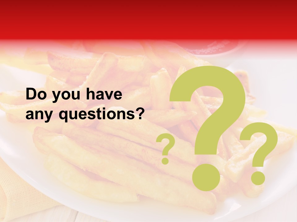 White Diner High PowerPoint Template