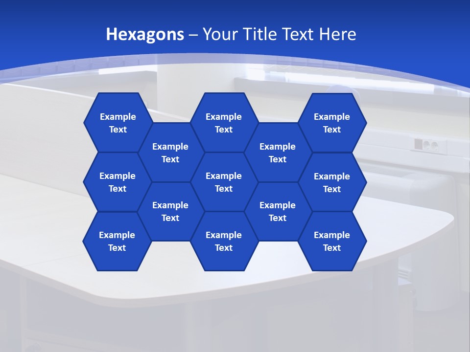 Workplace Communication Reduced Modern Office Space PowerPoint Template