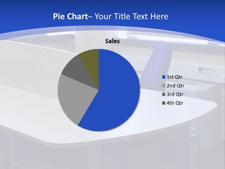 Workplace Communication Reduced Modern Office Space PowerPoint Template