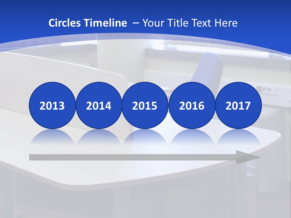 Workplace Communication Reduced Modern Office Space PowerPoint Template