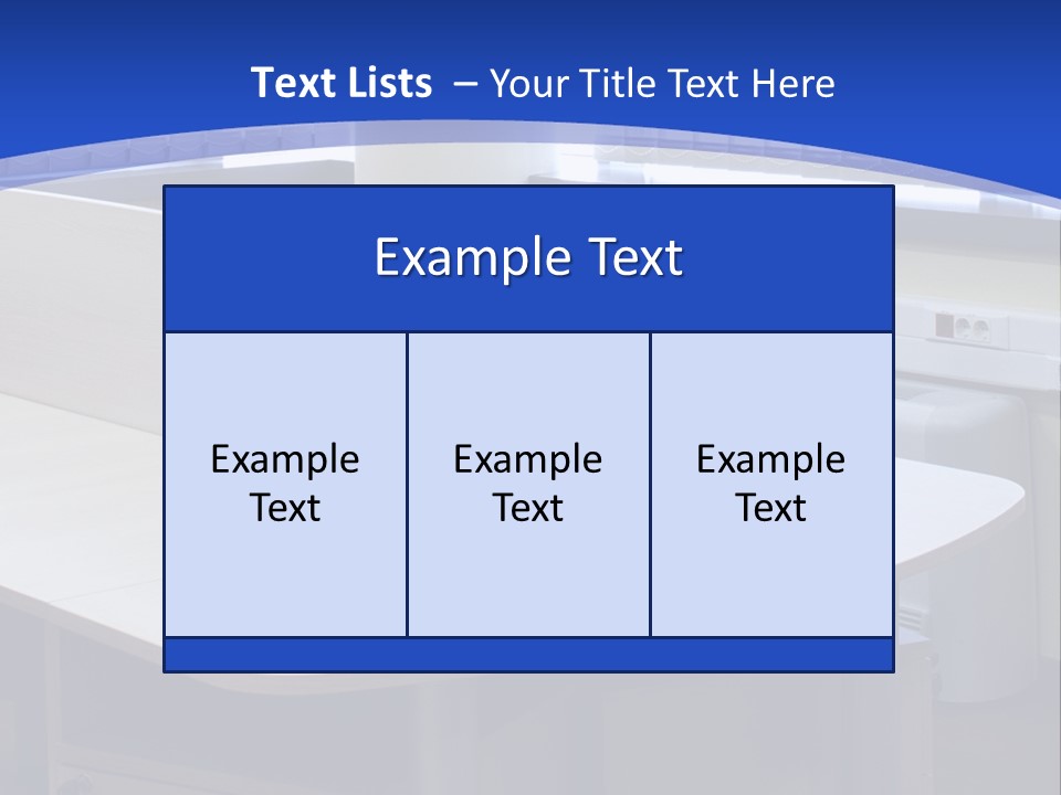 Workplace Communication Reduced Modern Office Space PowerPoint Template