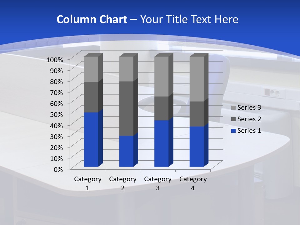 Workplace Communication Reduced Modern Office Space PowerPoint Template