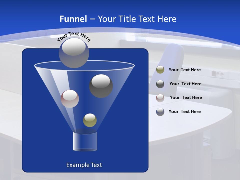 Workplace Communication Reduced Modern Office Space PowerPoint Template