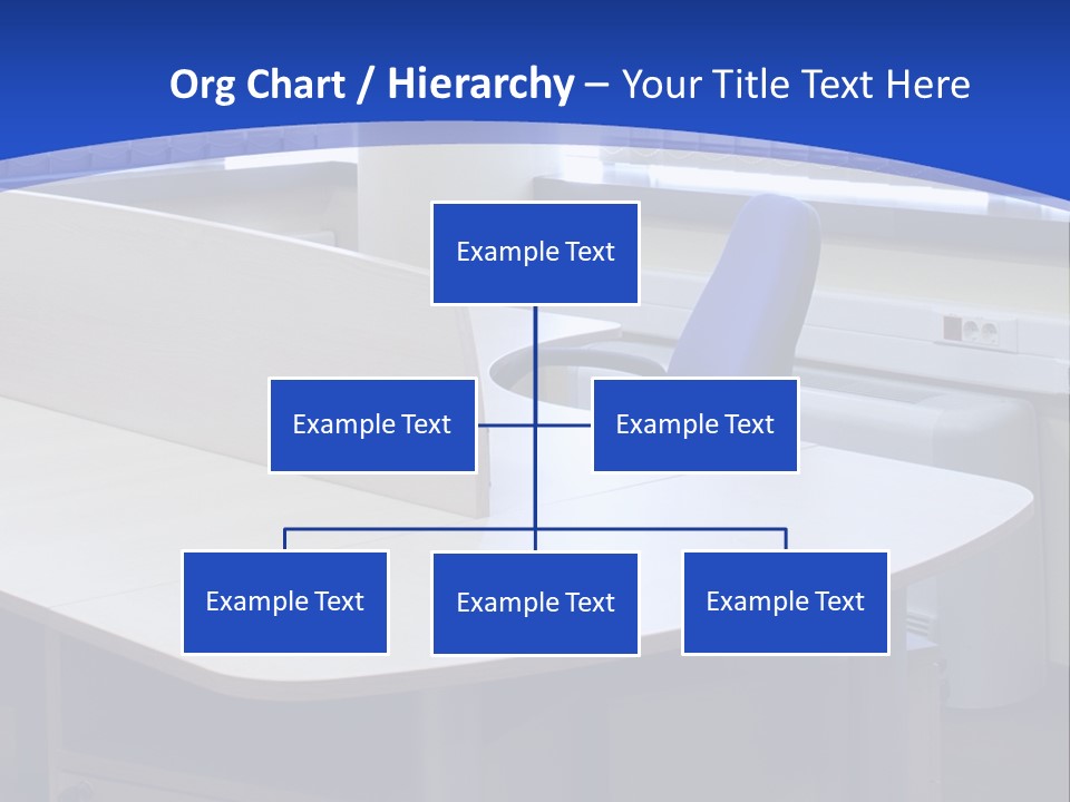 Workplace Communication Reduced Modern Office Space PowerPoint Template