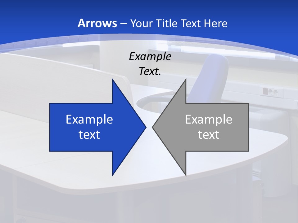 Workplace Communication Reduced Modern Office Space PowerPoint Template
