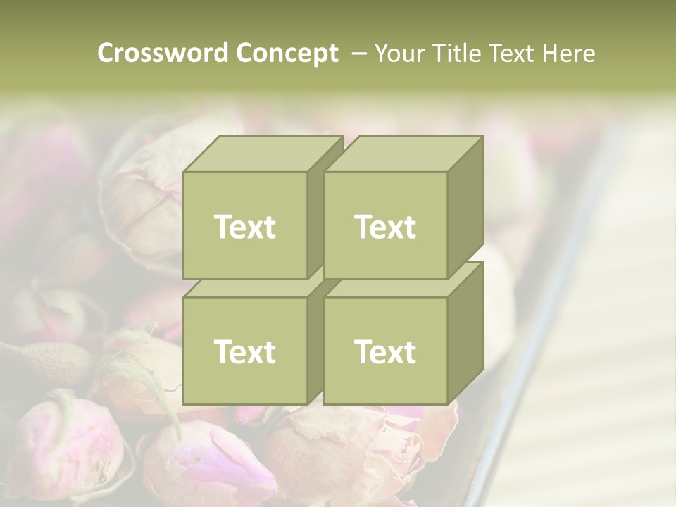 Rose Buds Rose Tea No People PowerPoint Template