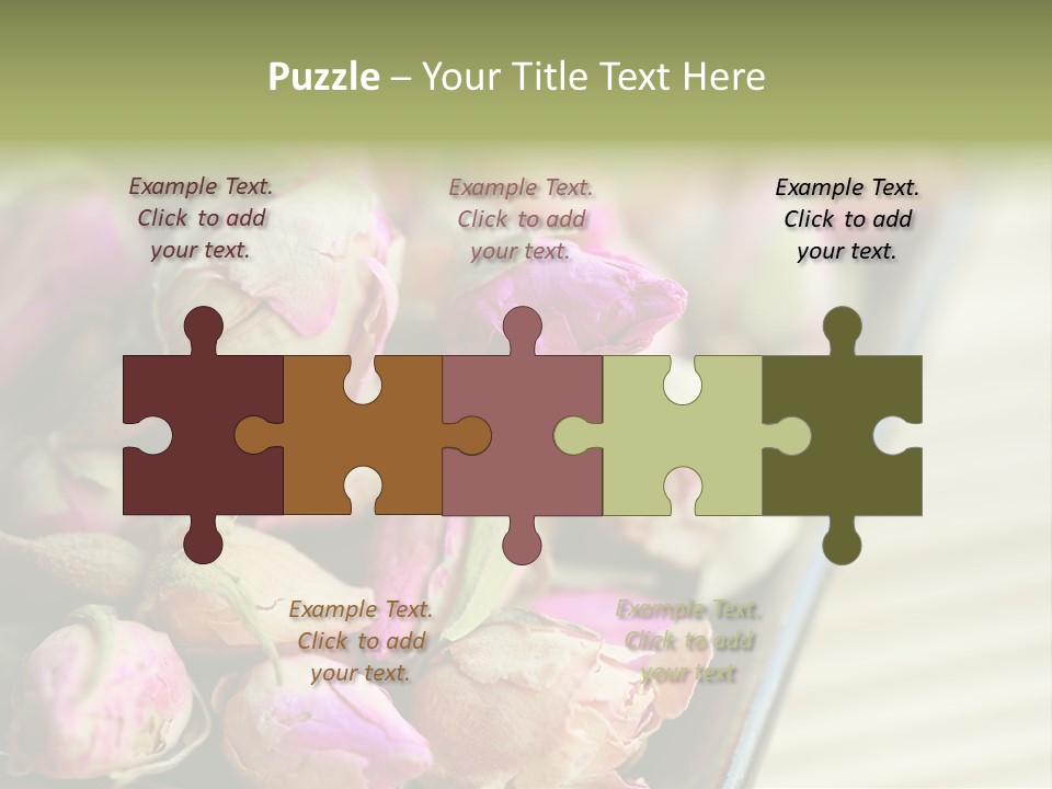 Rose Buds Rose Tea No People PowerPoint Template