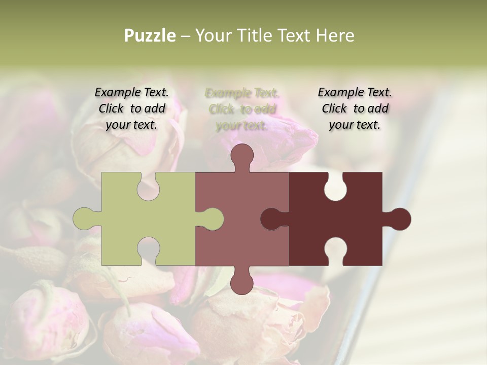 Rose Buds Rose Tea No People PowerPoint Template